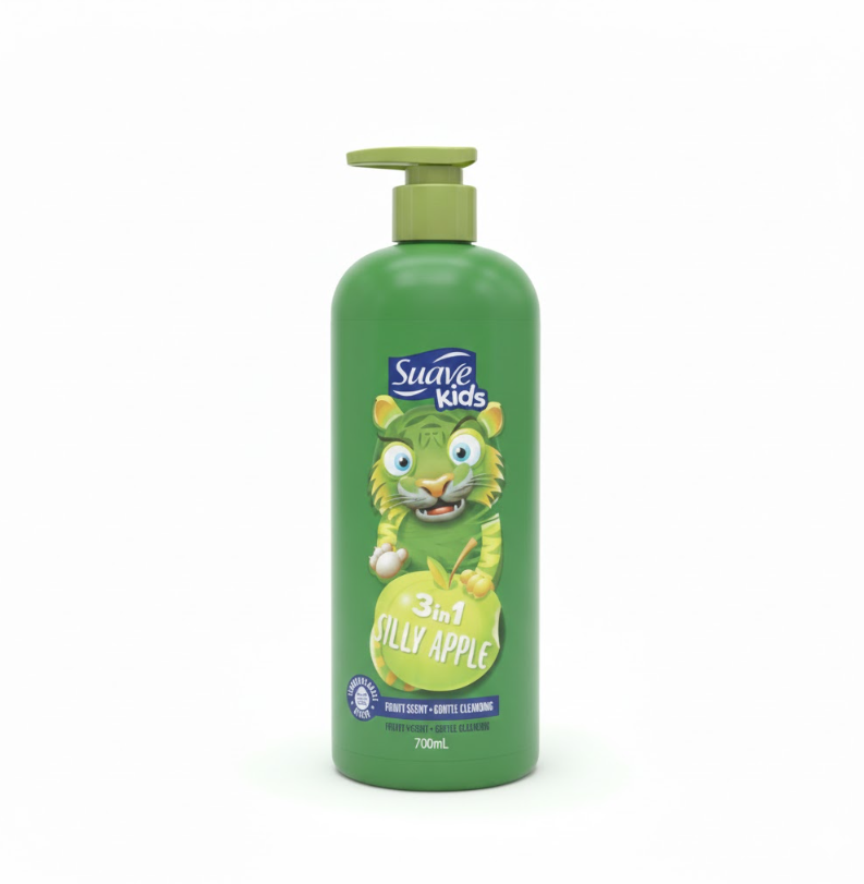 Suave Kids 3-in-1 Shampoo Conditioner Body Wash Sly Apple 700ml